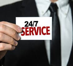 24/7 roadside support